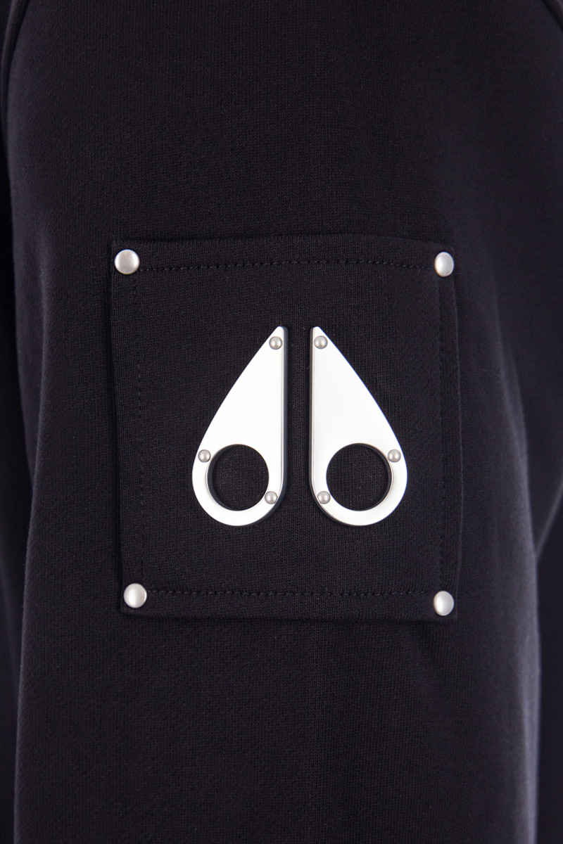 Moose Knuckles Sweater Hartsfield Hoodie Zwart