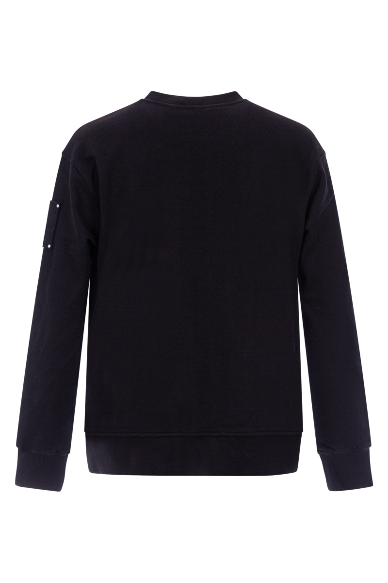 Moose Knuckles Sweater Hartsfield Crew Zwart