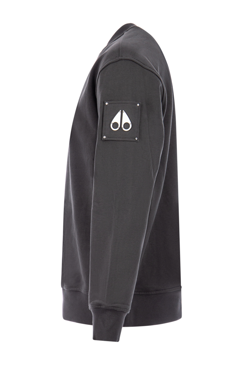 Moose Knuckles Sweater Hartsfield Crew Groen