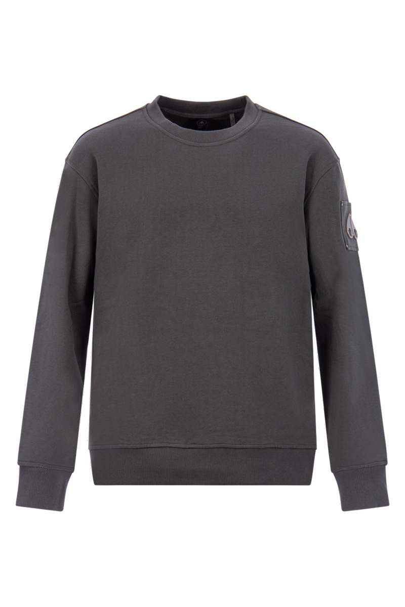 Moose Knuckles Sweater Hartsfield Crew Groen