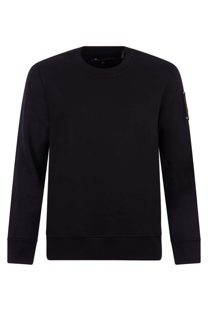 Moose Knuckles Sweater Snyder Crewneck Zwart