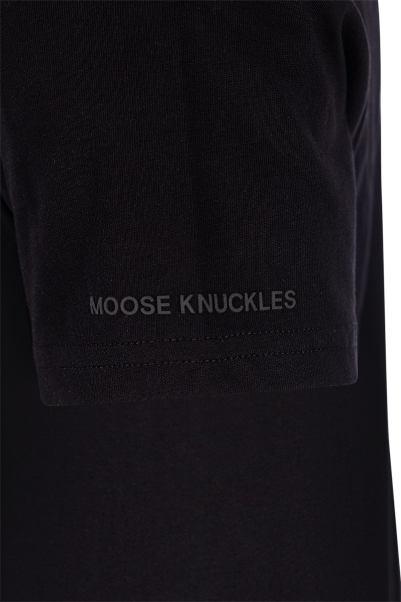 Moose Knuckles T-shirt M12mt717 Zwart