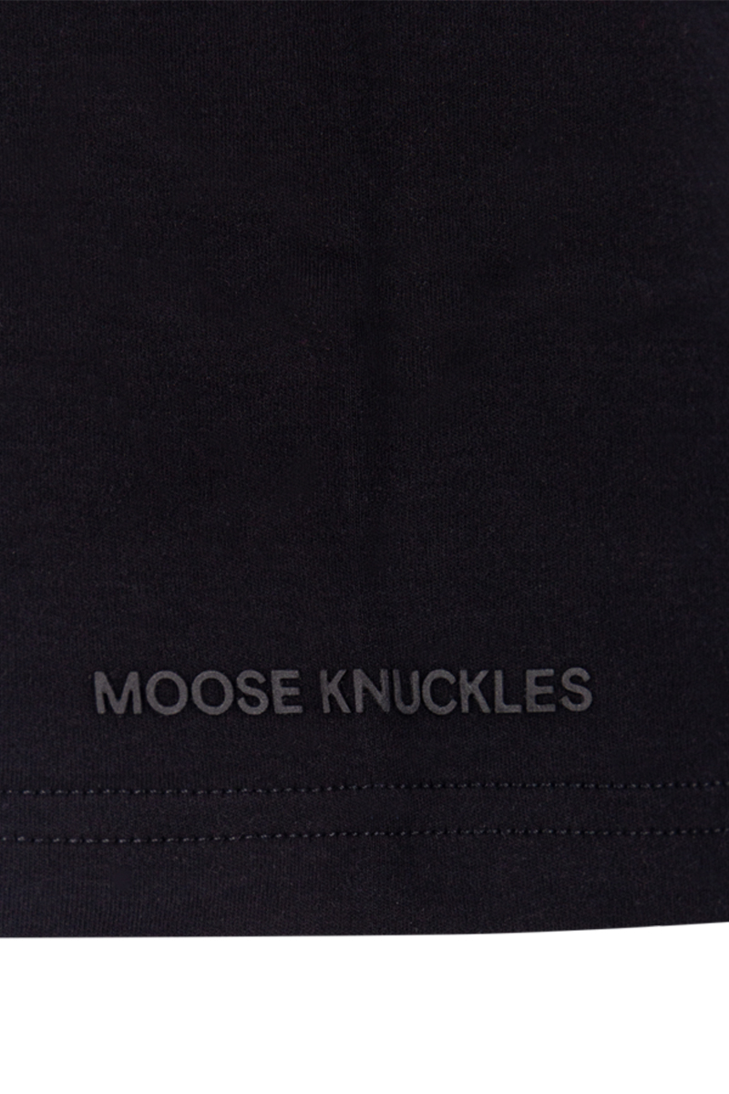 Moose Knuckles T-shirt Payne Tee  Zwart