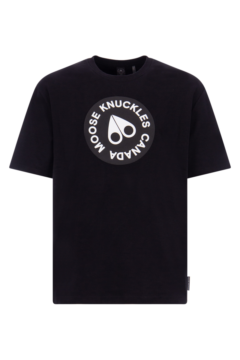 Moose Knuckles T-shirt Payne Tee  Zwart