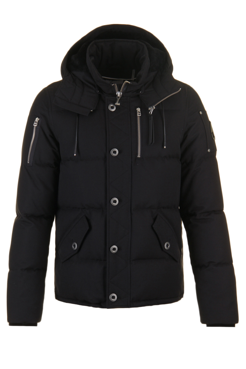 spleet kaart Nominaal Moose Knuckles Forrestville jacket zwart | Tip de Bruin