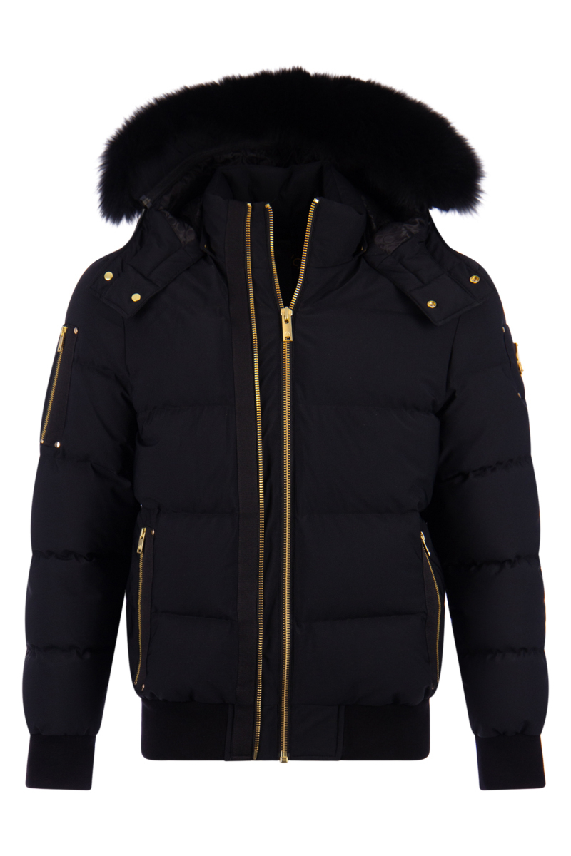 Moose Knuckles Jas Stagg Bomber Mens  Zwart
