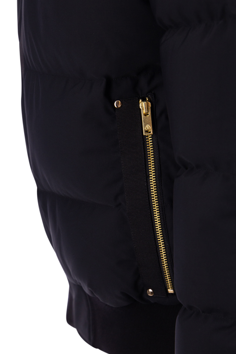 Moose Knuckles Jas Stagg Bomber Mens  Zwart