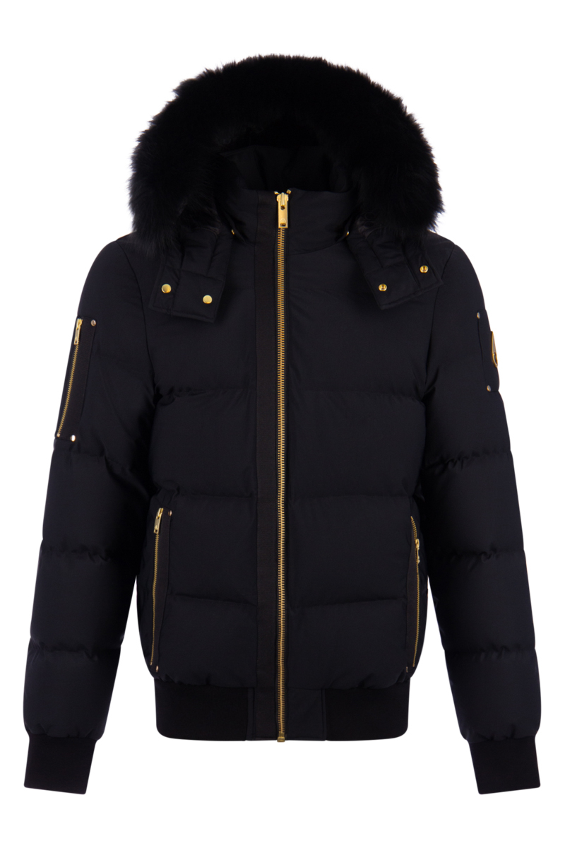 Moose Knuckles Jas Stagg Bomber Mens  Zwart