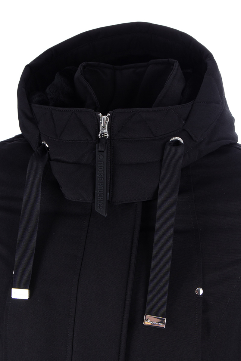 Moose Knuckles Jas Longue Rive Prk Zwart
