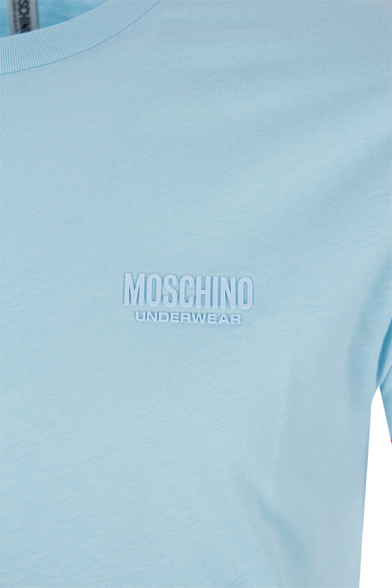 Moschino T-shirt V0782-4305 L-blauw