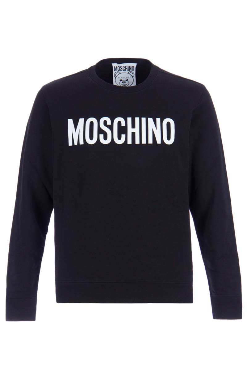 Gespierd Herenhuis Concurreren Moschino Logo Sweater ZPA1718 Black