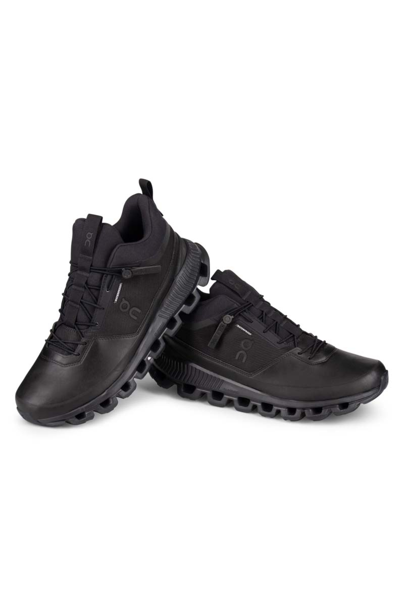 On Running Schoenen Cloud Hi Waterproof All Black