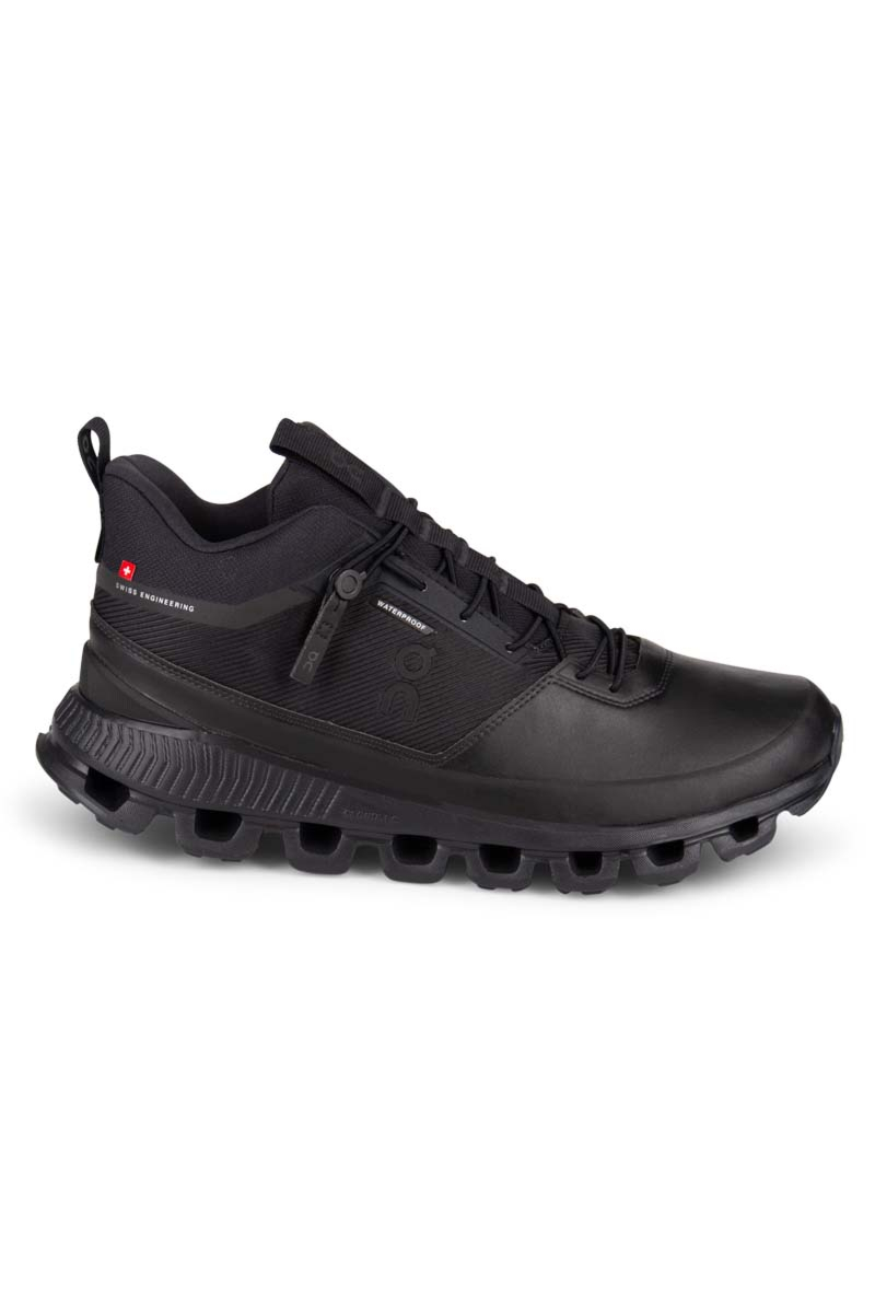 On Running Schoenen Cloud Hi Waterproof All Black