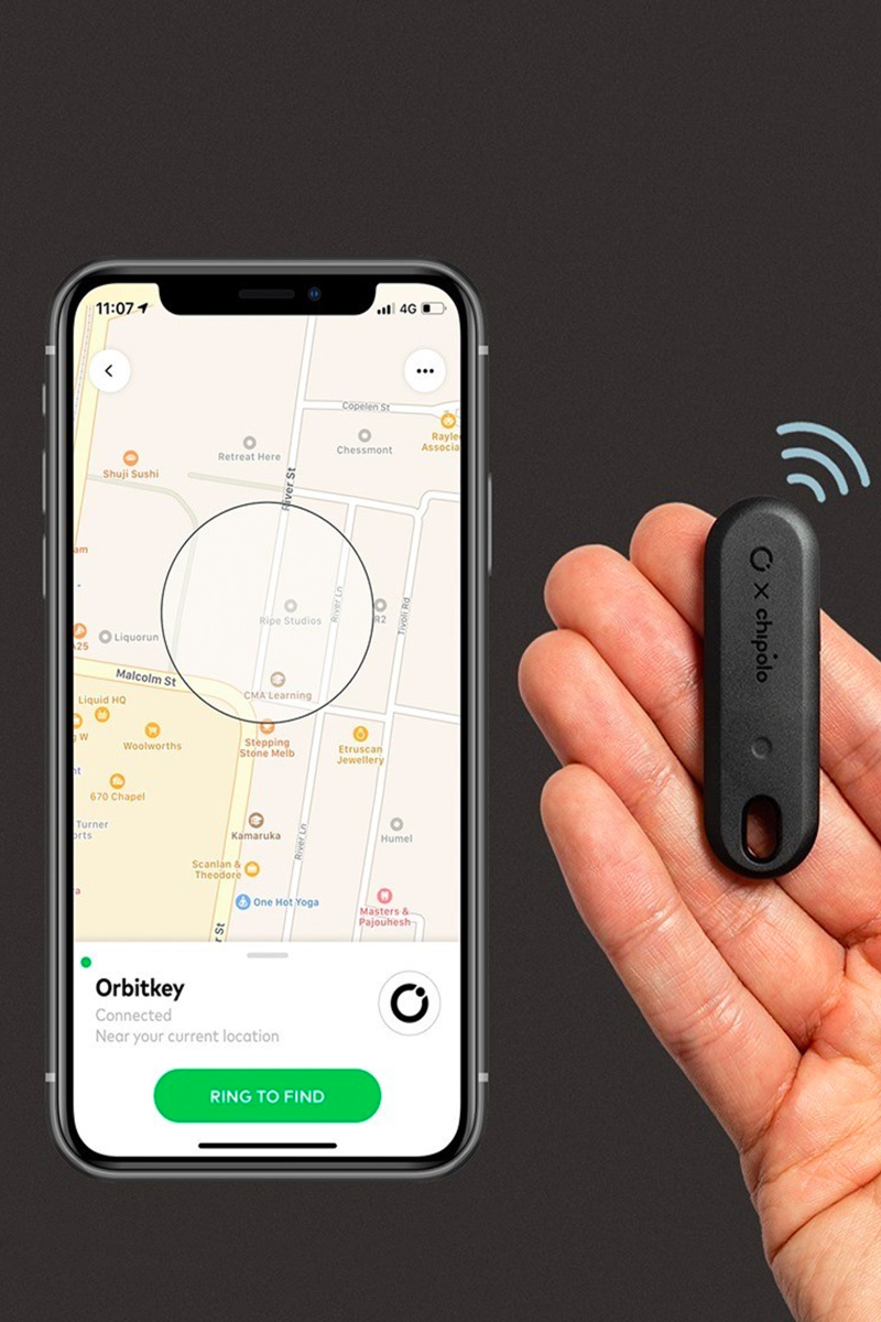 Orbitkey Gadget Chipolo Tracker V2 Zwart