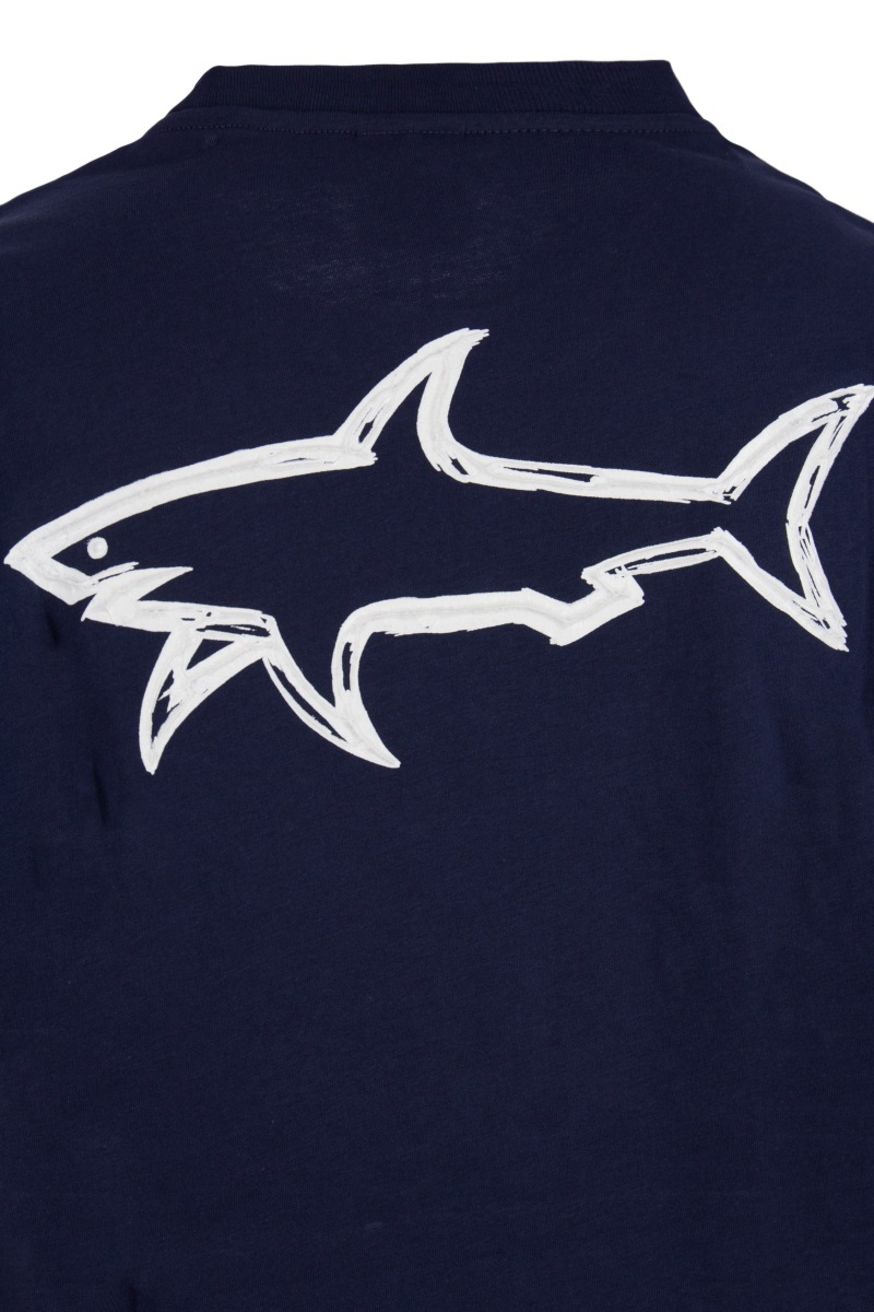 Shark logo best sale t shirt