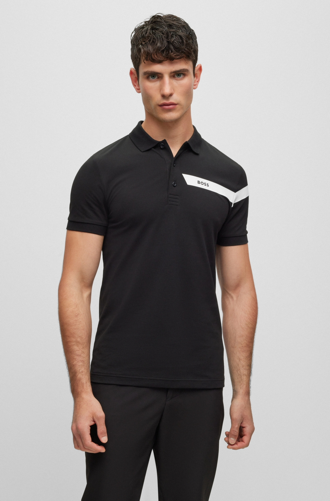 Hugo Boss Polo Paule 50501298 Zwart