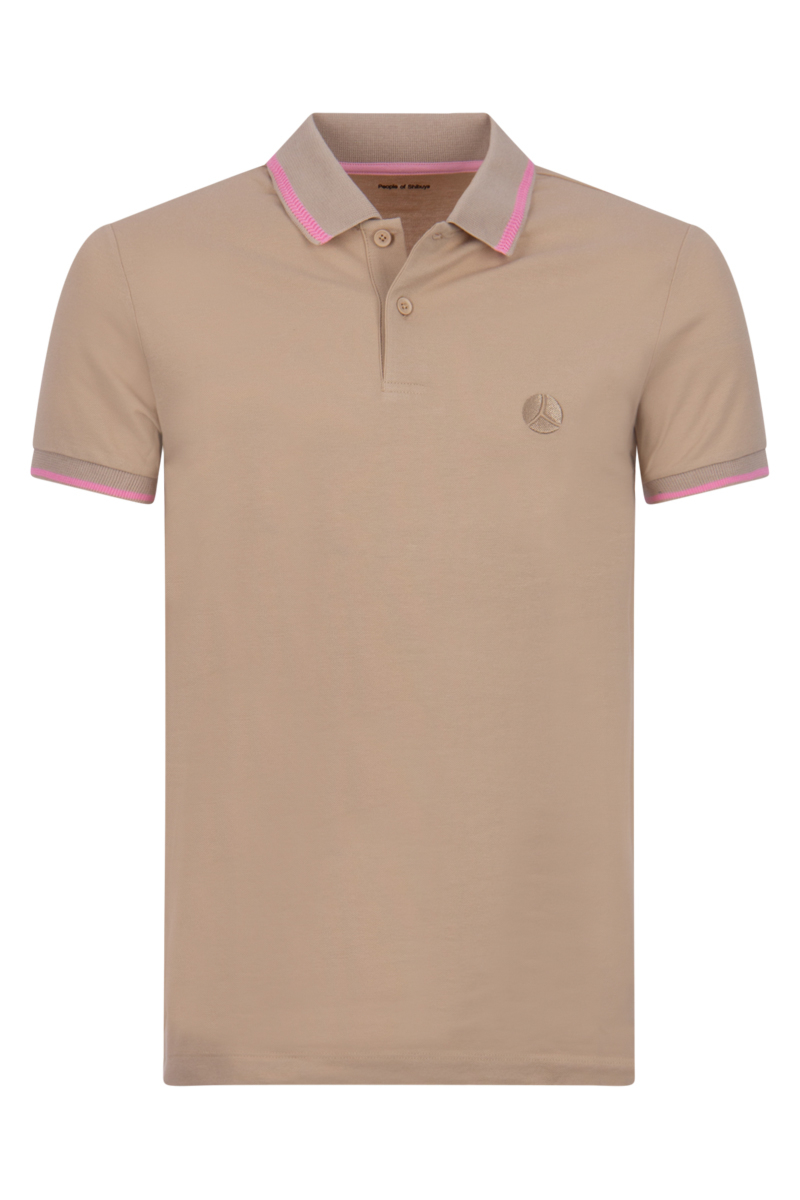 People Of Shibuya Polo Kochi Beige