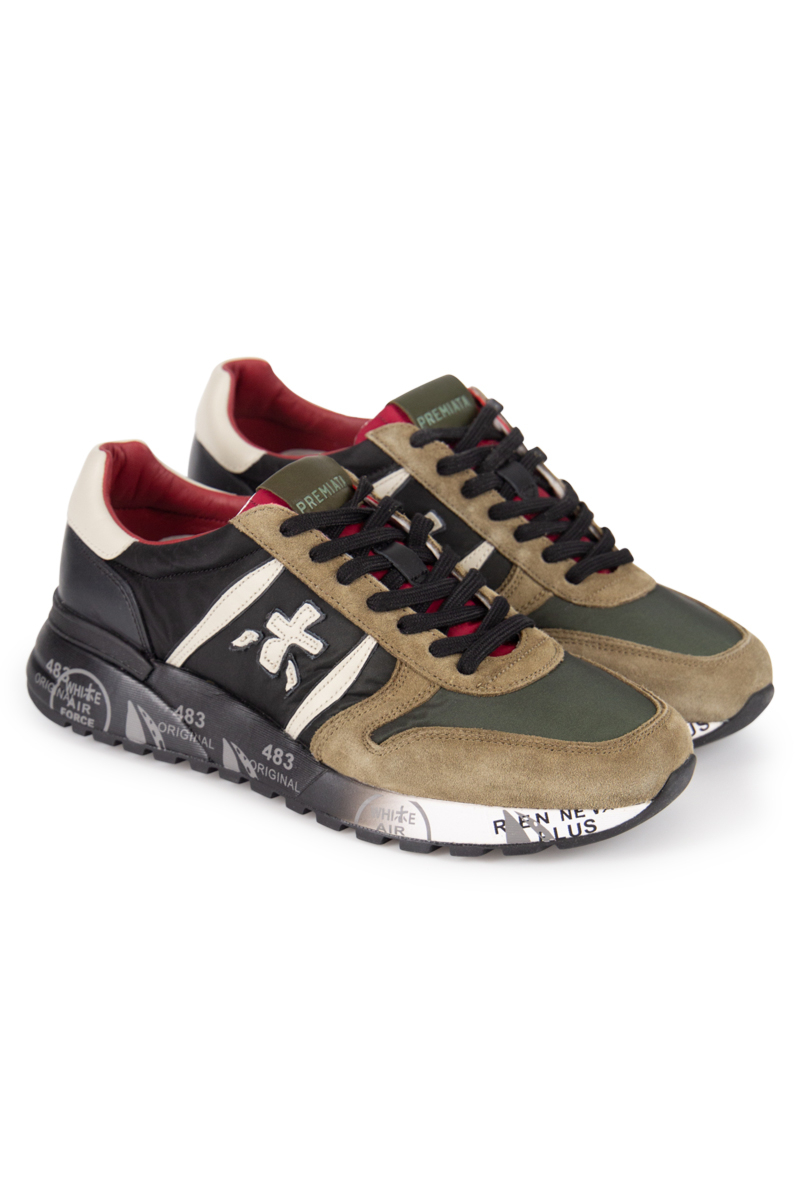 Premiata Schoenen Lander 4949 Groen
