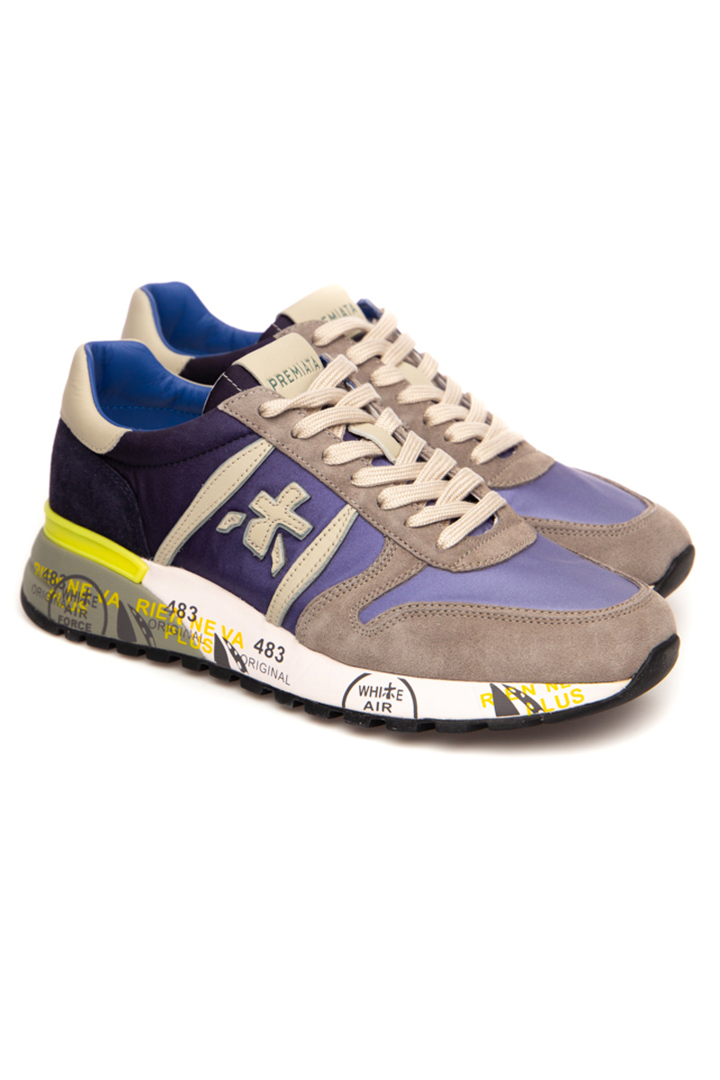 Premiata Schoenen Lander Blauw