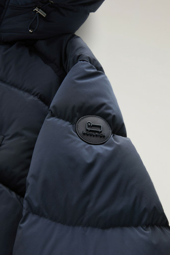 Woolrich Jas Premium Down Prk Blauw