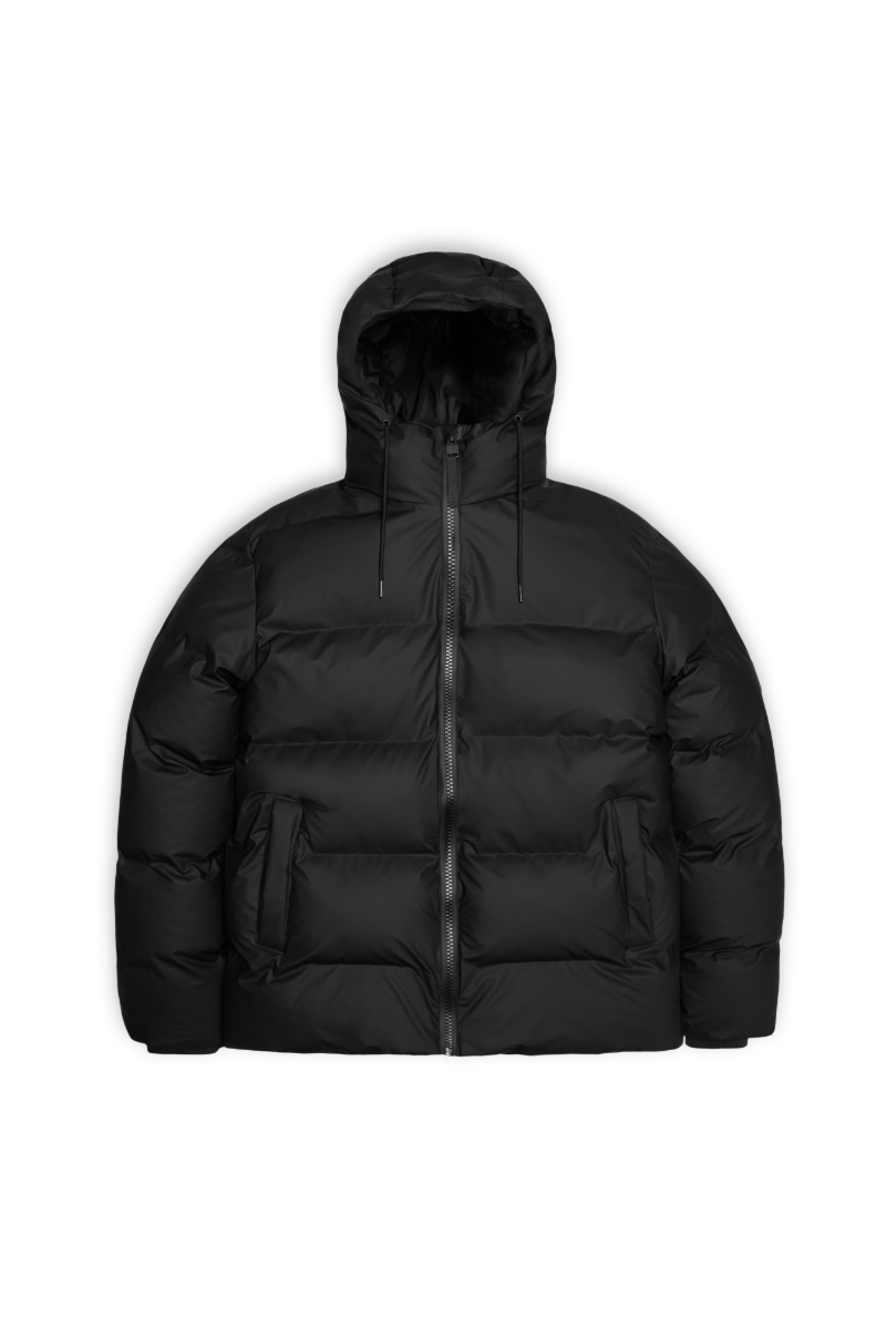 Rains Jas Puffer Jacket Zwart