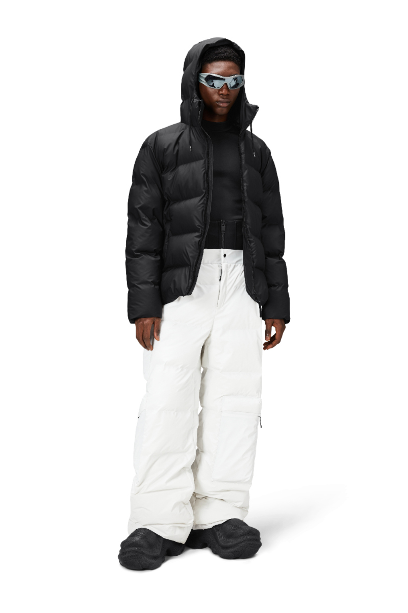Rains Jas Puffer Jacket Zwart