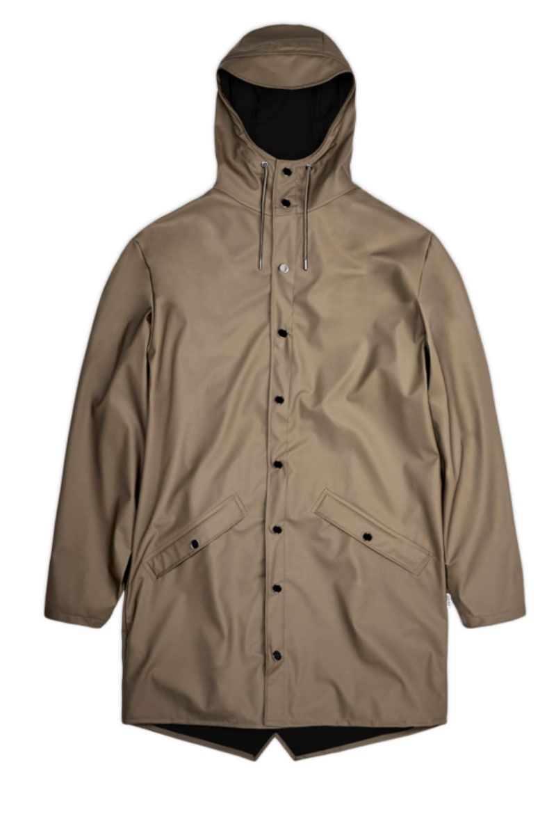 minimum Rode datum Tram Rains regenjas Long jacket beige | Tip de Bruin Amsterdam