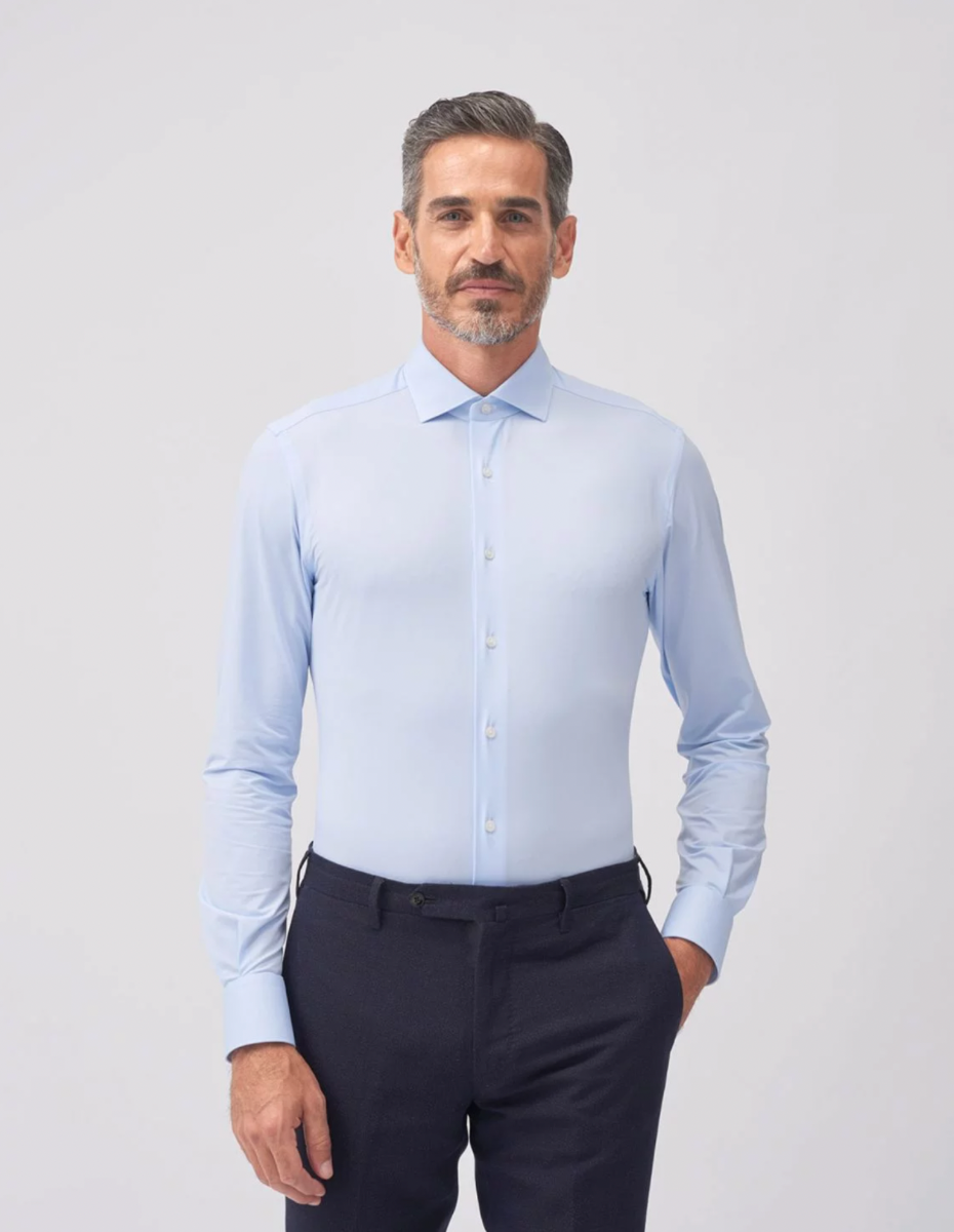 Xacus Shirt 11460 558 L-blauw