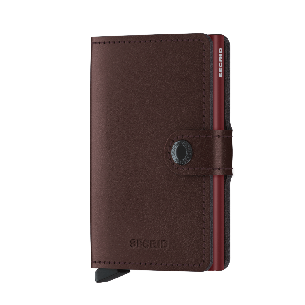 Secrid Portemonnee Mini Metallic D-bruin