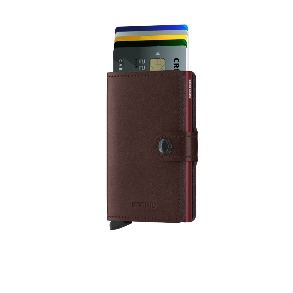 Secrid Portemonnee Mini Metallic D-bruin