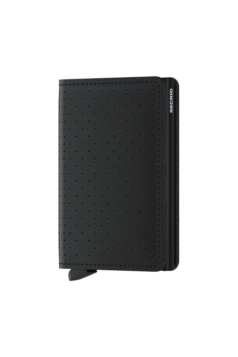 Secrid Portemonnee Slim Perforated Zwart