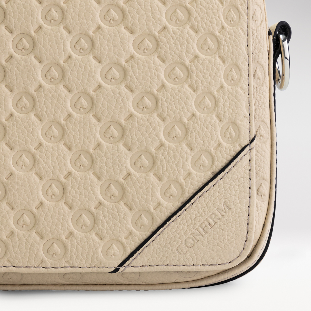 Confirm Tas Shoulder Bag Patterned Beige