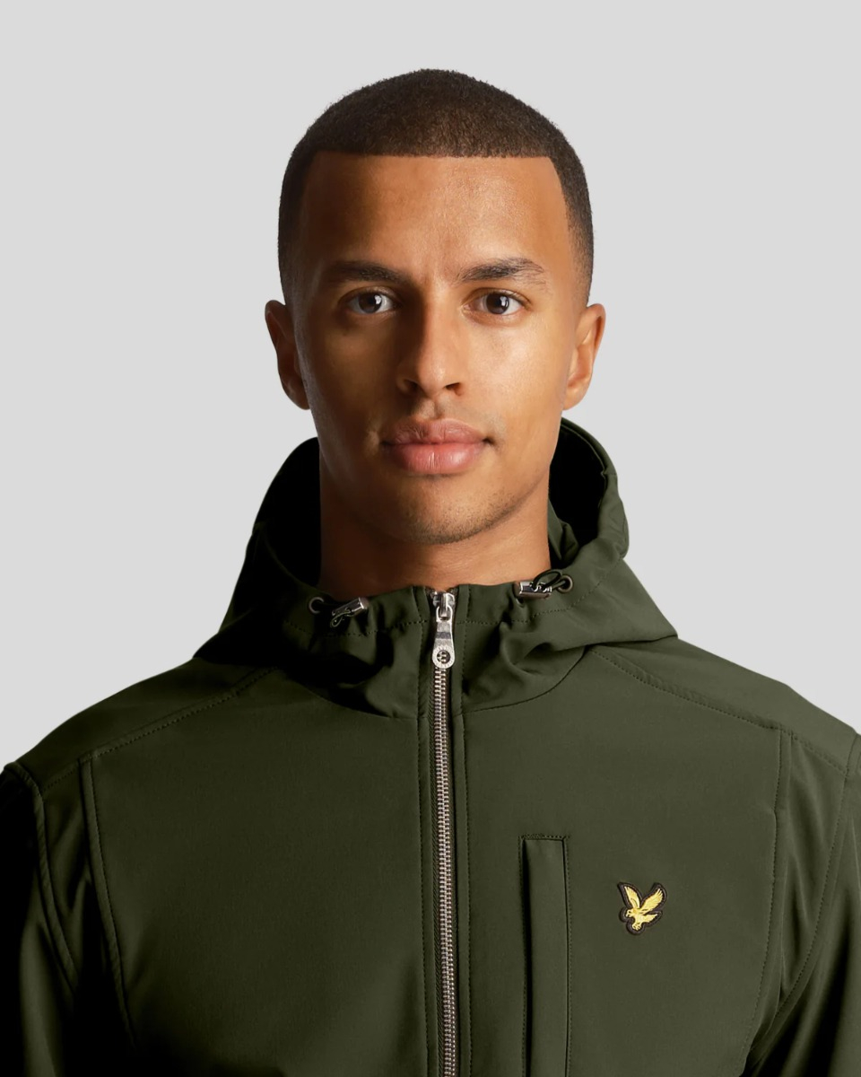 Lyle And Scott Jas Soft Shell Jacket  Groen