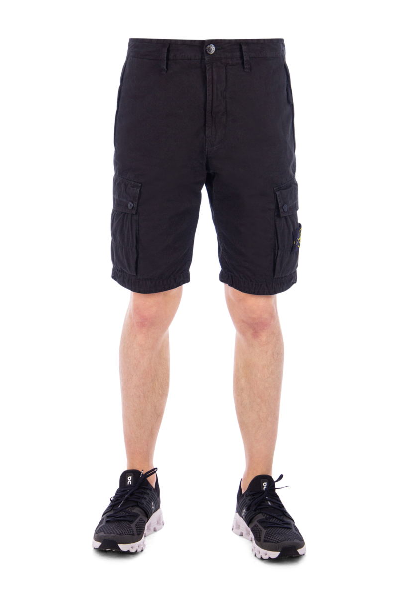 Stone Island Short 1015l11wa Zwart