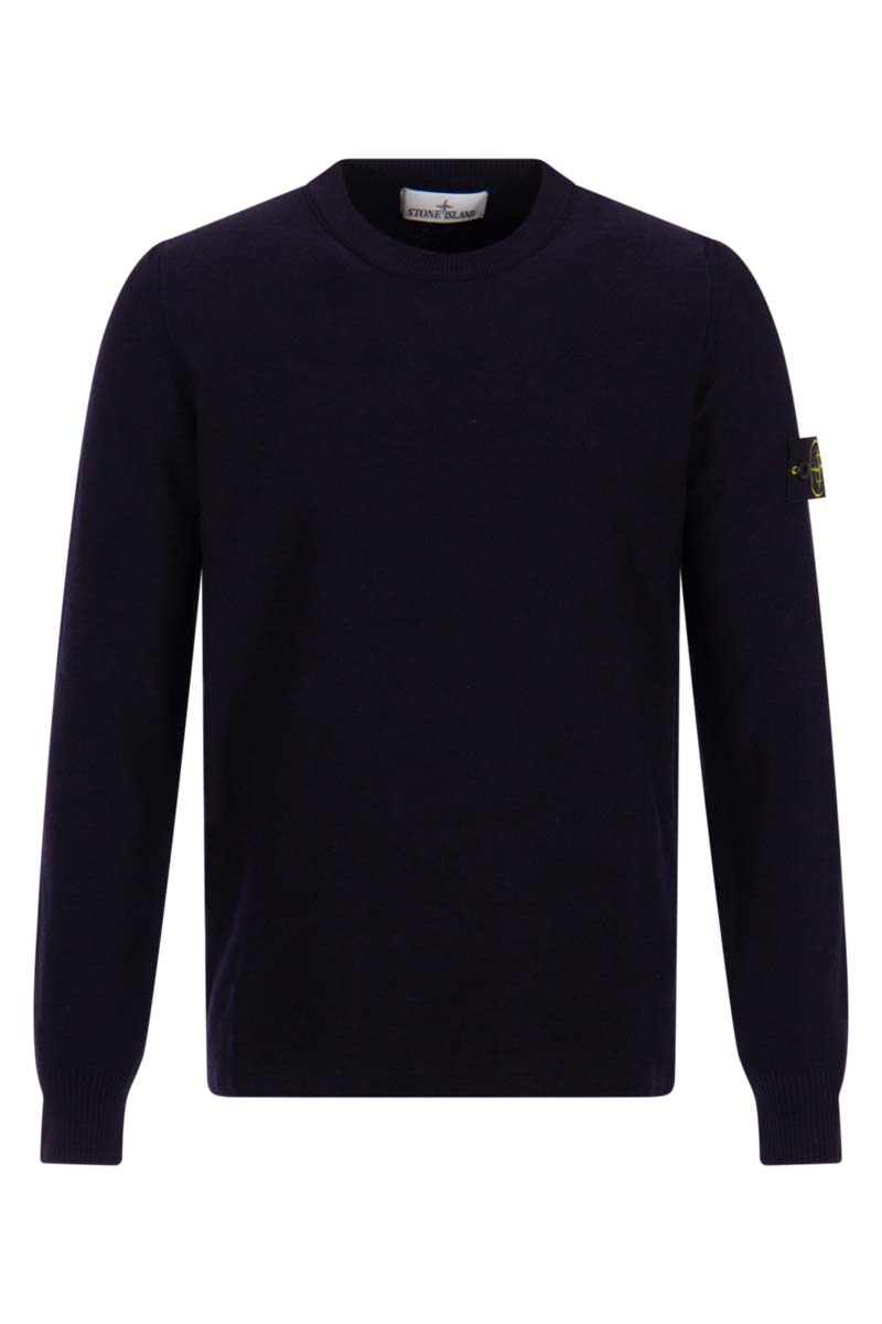 Lijkt op excuus Wissen Stone Island Knitwear Sweater 7715526A1 Dark Blue