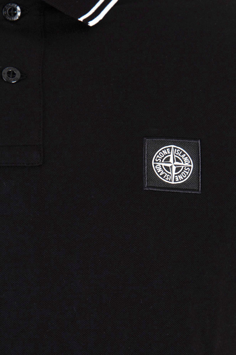 Stone Island Polo 79152sc18 Zwart