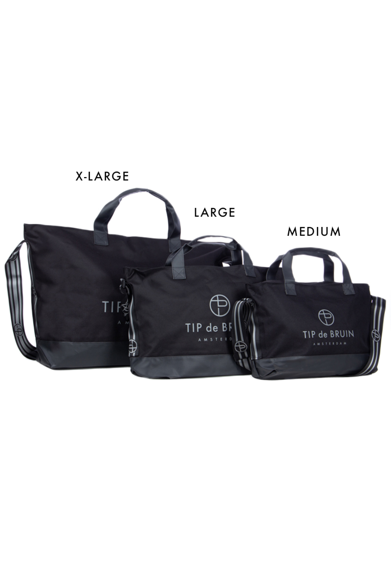 Tip De Bruin Tas Beach Bag Zwart