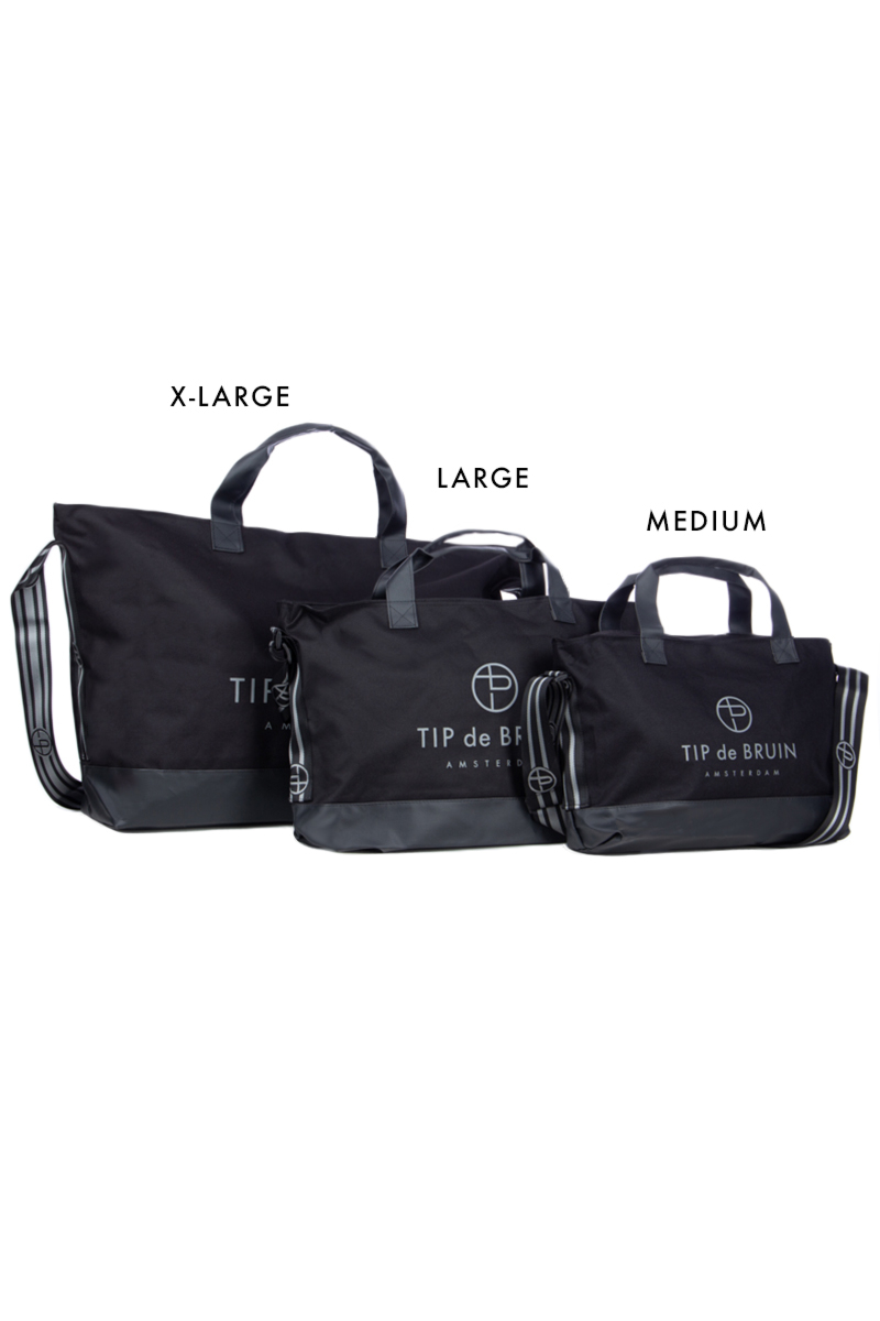 Classificatie Verloren Gemarkeerd Tip de Bruin City Bag Medium Zwart