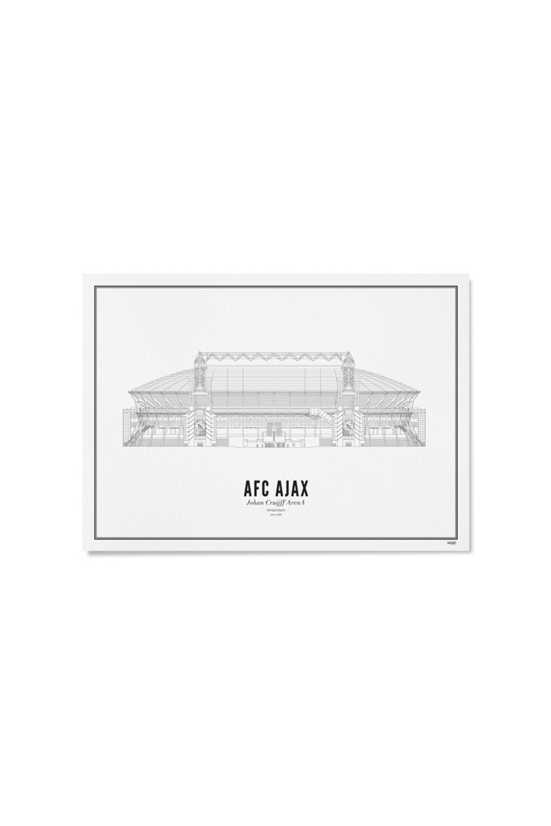 Wijck. Interieur Ajax Johan Cruijff Wit