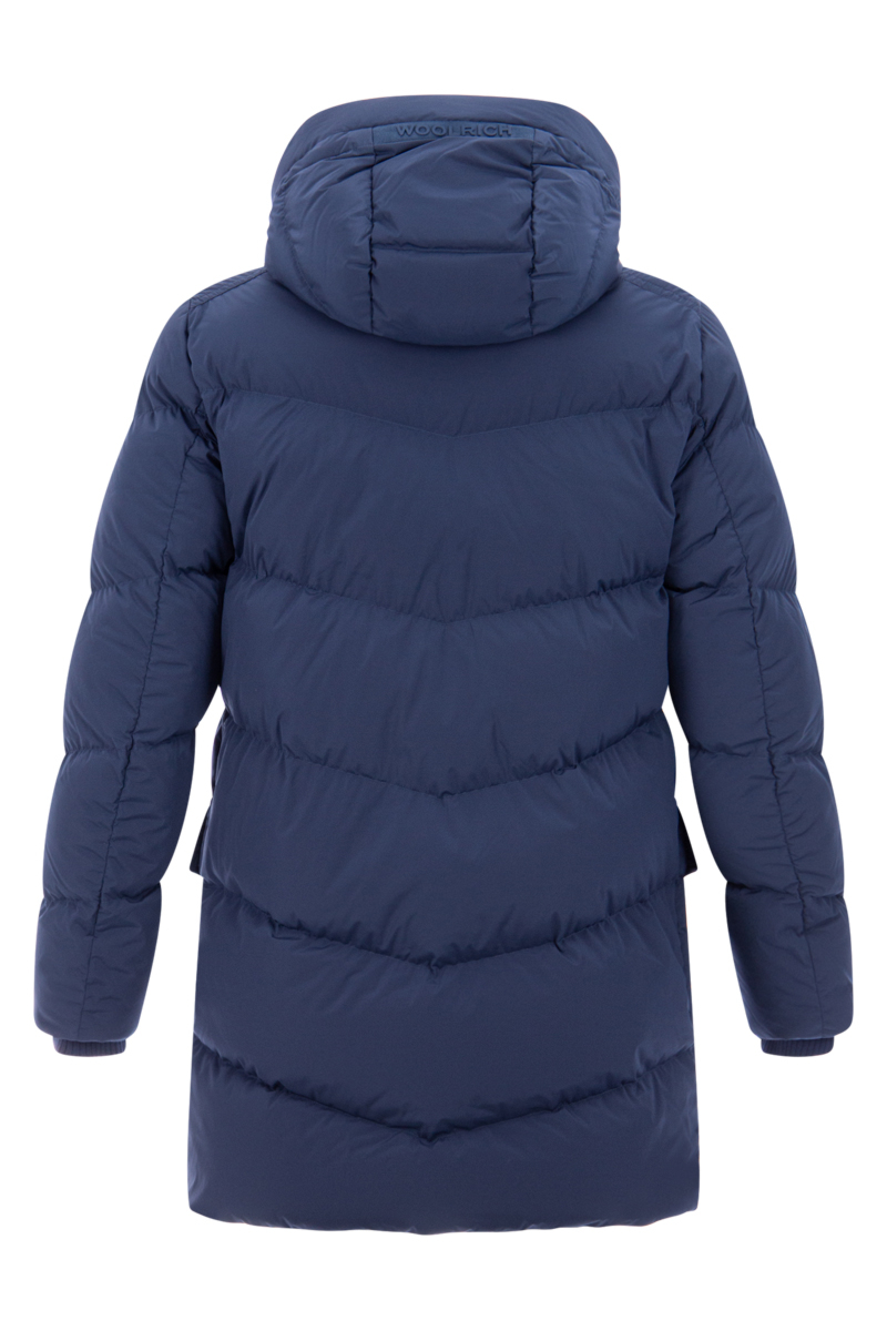 Woolrich Jas Premium Down Prk Blauw