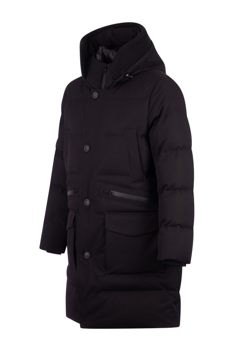 Woolrich Jas Seam Sealed Prk Zwart