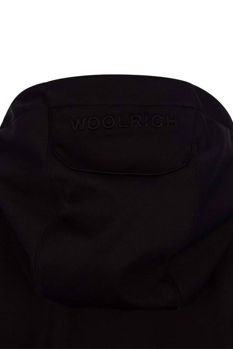 Woolrich Jas Soft Shell Hoodie Zwart