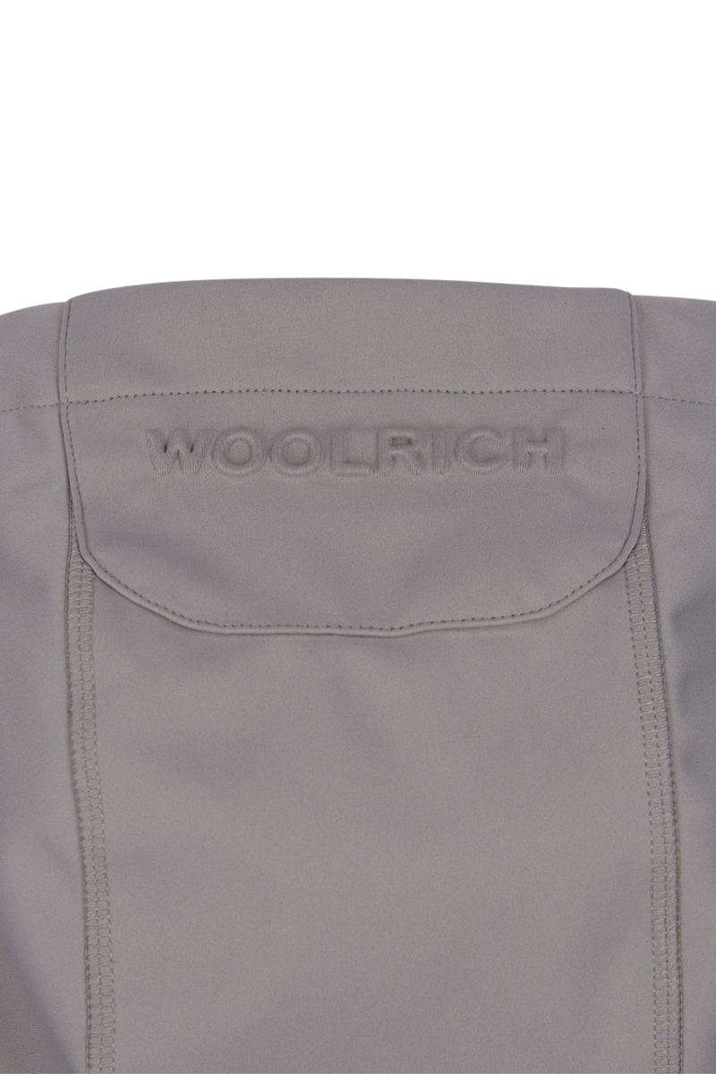 Woolrich Jas Soft Shell Hoodie L-grijs