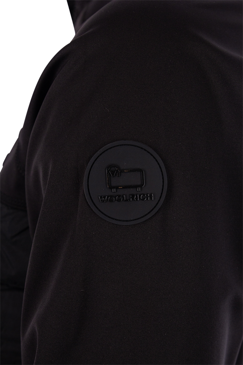 Woolrich Jas Soft Shell Hybrid Zwart