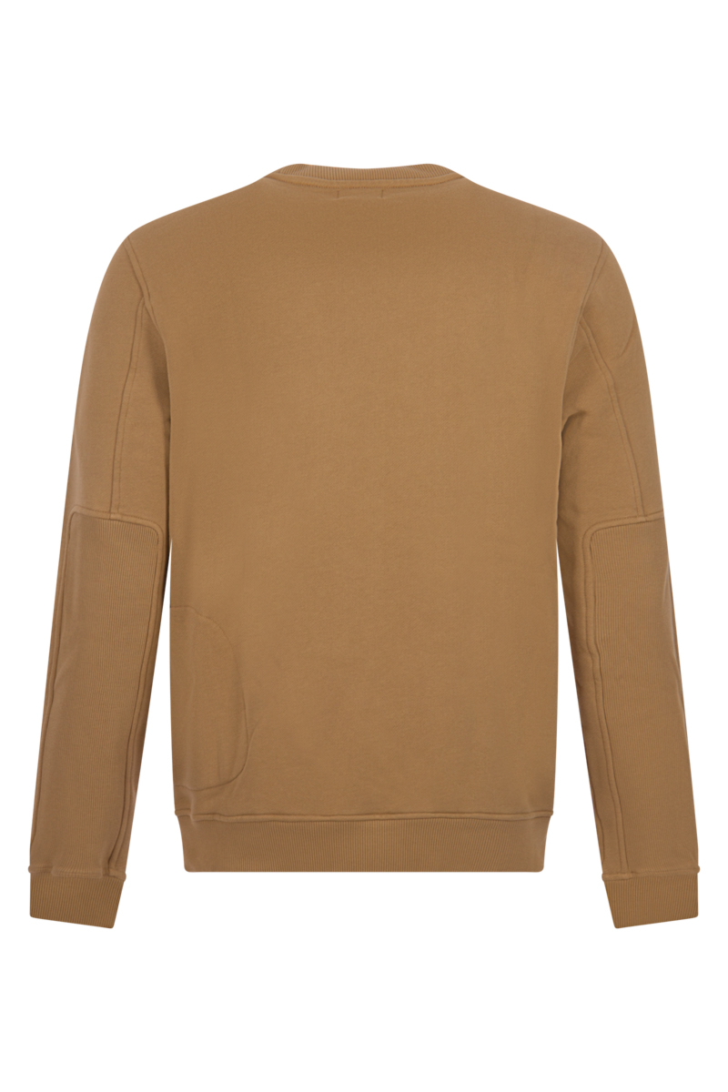 Woolrich Sweater Fleeche Crew Goud
