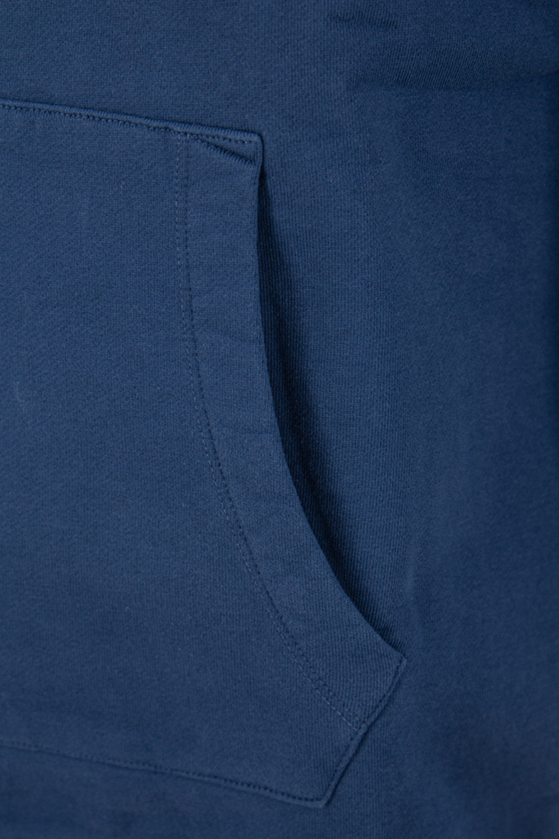 Woolrich Sweater Script Hoodie Blauw