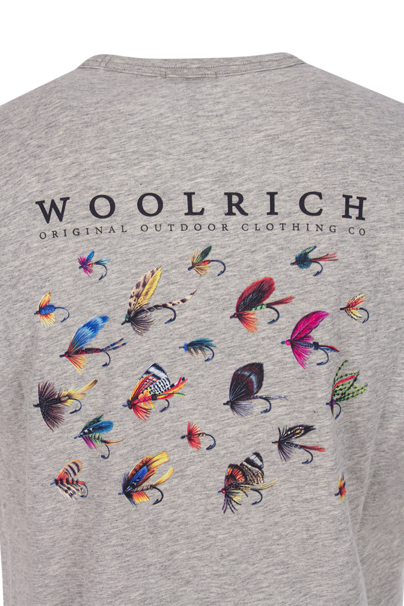 Woolrich T-shirt Lake Side Tee L-grijs