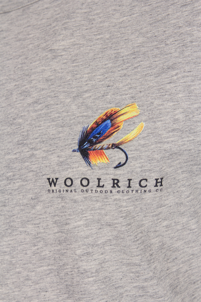 Woolrich T-shirt Lake Side Tee L-grijs
