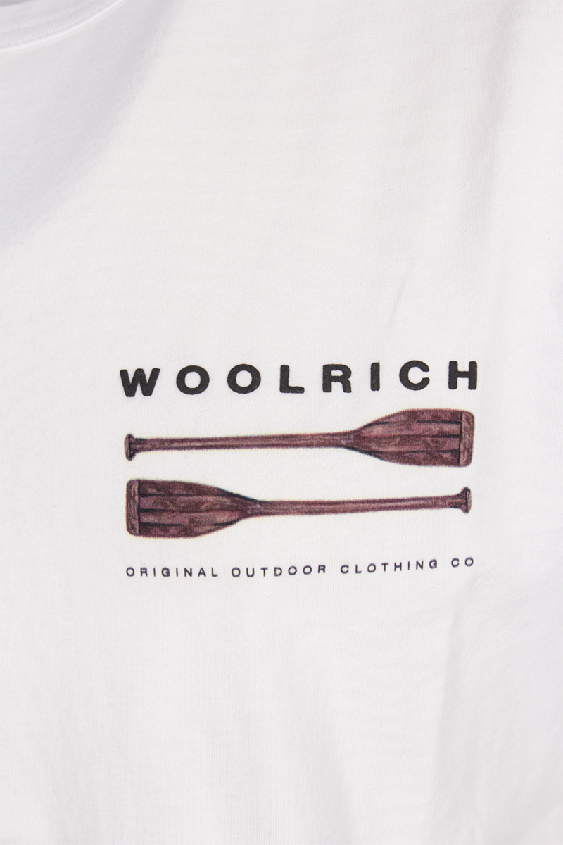Woolrich T-shirt Lake Side Tee Wit
