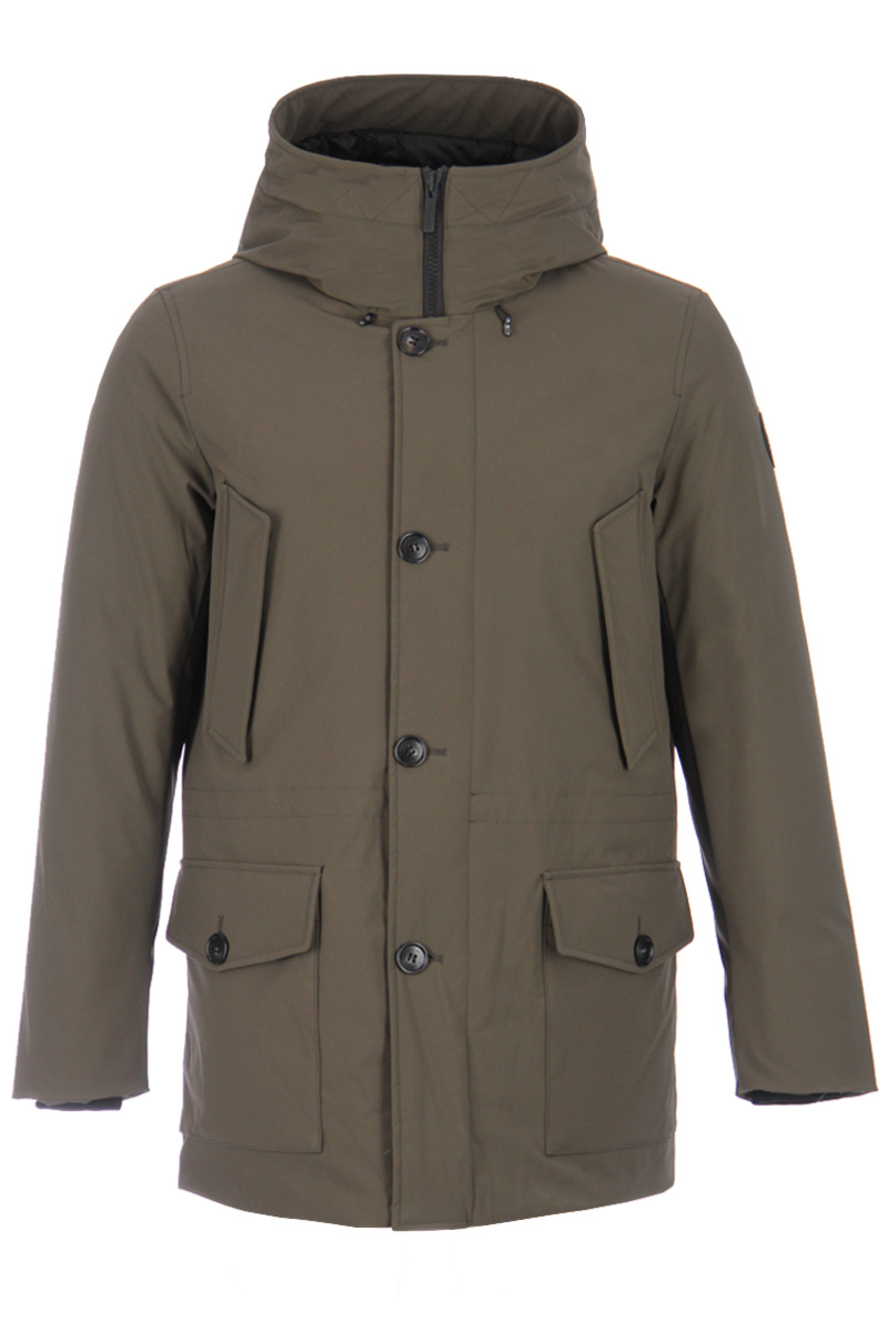 helling constante Aanpassing Woolrich Stretch Arctic Parka Jas Donker Groen